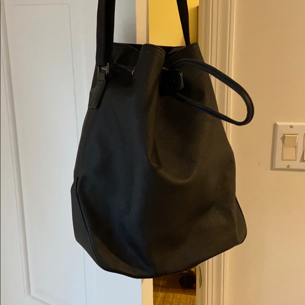 Lululemon Black Drawstring Bag
